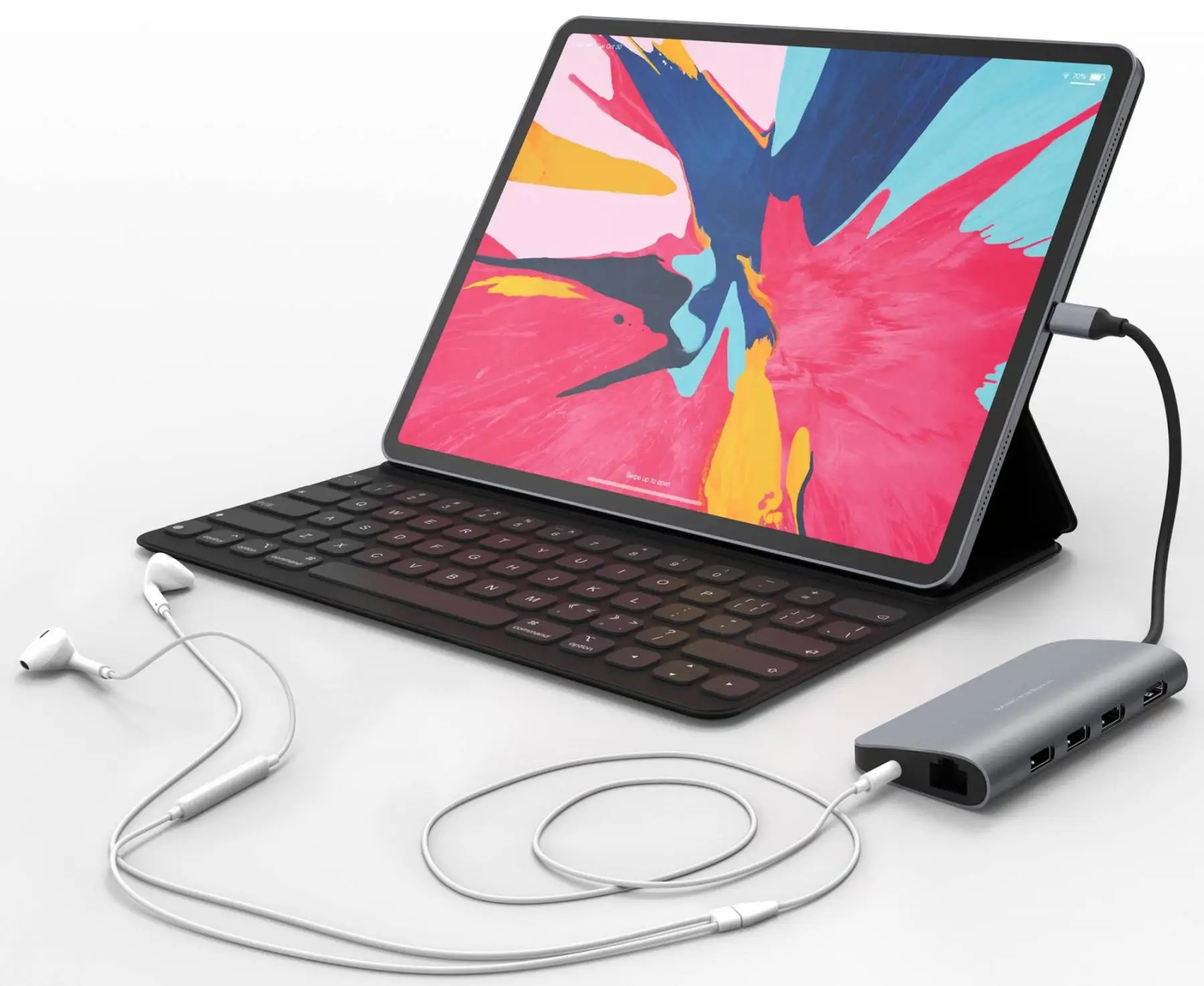 USB-концентратор HyperDrive Power 9-in-1 USB-C HD30F (Grey) | Компьютеры и офис