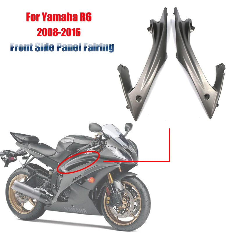 

For Yamaha YZF R6 Side Trim Frame Body Cover Panel Fairing For Yamaha R6 2008-2016 Side Panel Fairing Motorcycle Accessories