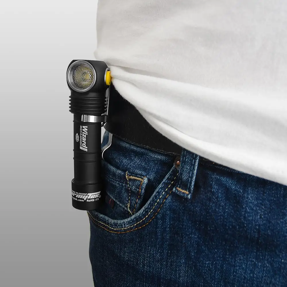 Фонарик Armytek Wizard Pro v3 XHP50 магнитный Перезаряжаемый USB фонарь 18650 литий ионный