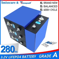 brand new 3 2v 280ah lifepo4 rechargeable battery lithium iron phosphate solar cell 12v 24v 48v 280ah grade a eu us tax free