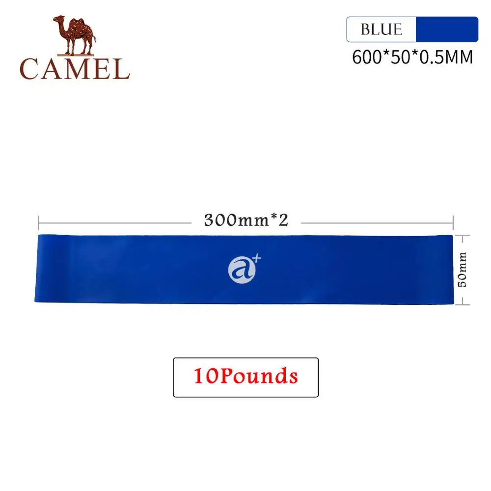 CAMEL/5/10/15/60 фунтов Фитнес Эспандер для физических упражнений учебного оборудования из эластичной резины тренировки Эспандер для йоги Pilatis Спорт - Цвет: Blue