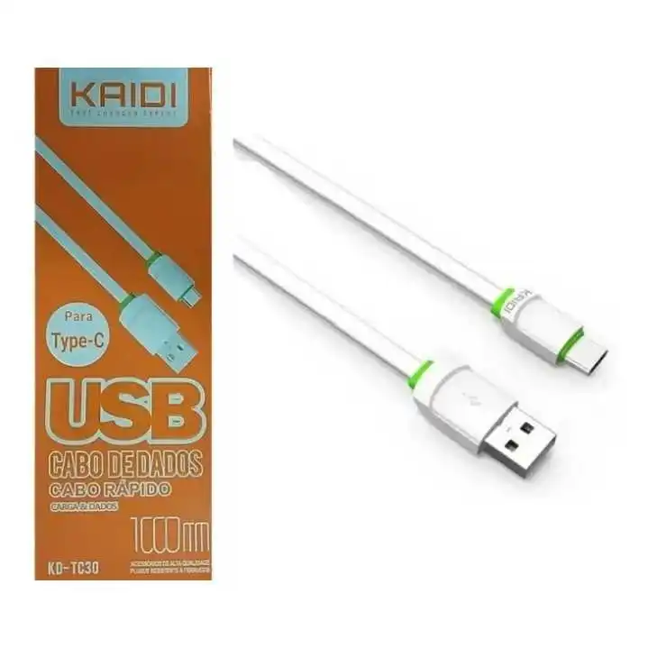 

Cabo Carregador Turbo Rápido Kaidi Usb/ Android Micro V8