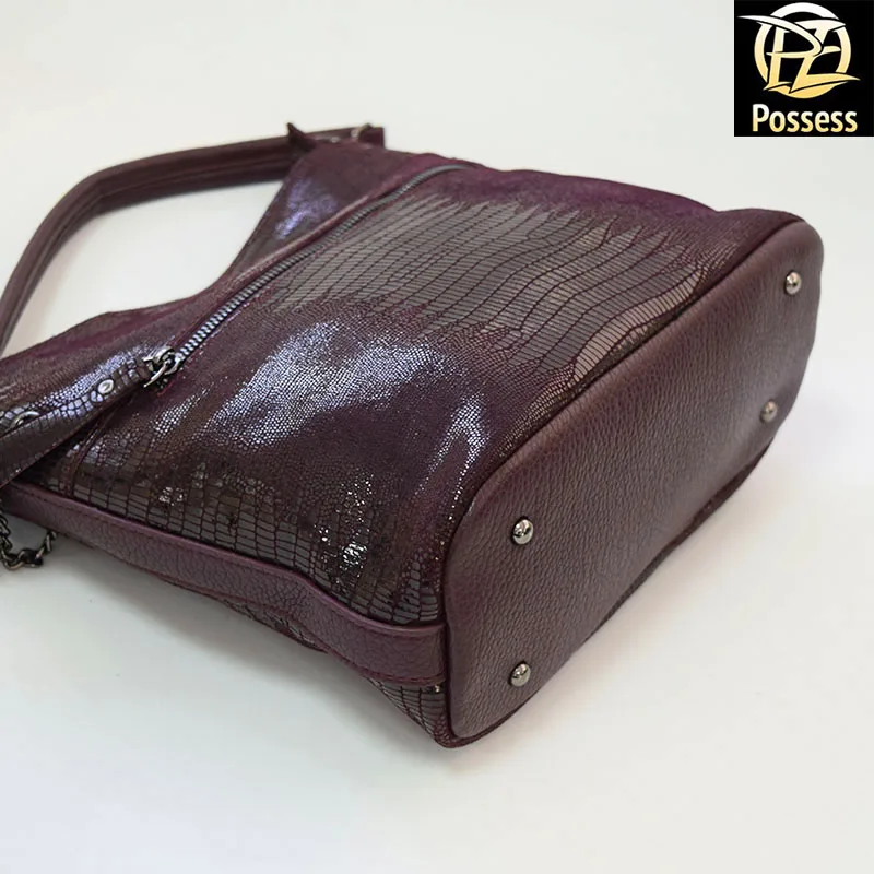 Женская сумка натуральная кожа с лазерной обработкой M63 POSSESS BRAND |