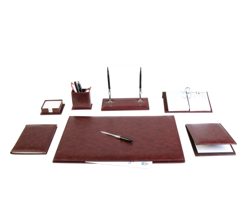 Набор из 9 предметов кожаных накладок на стол для офиса и бизнеса YENICE набор