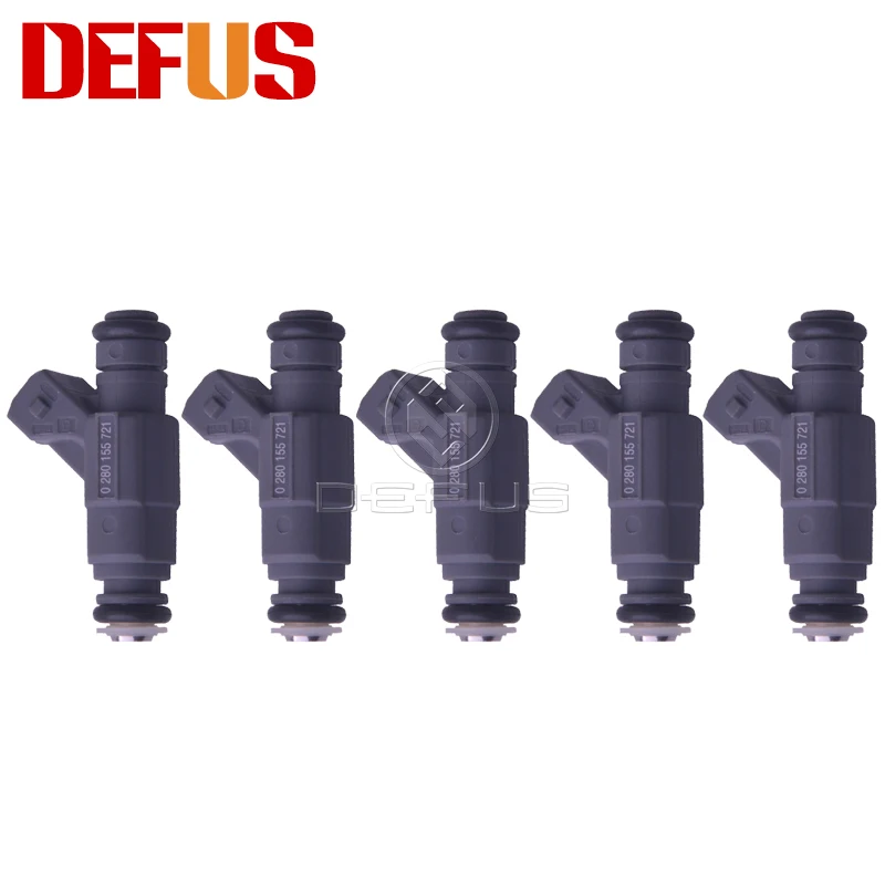 

DEFUS 5 шт топливный инжектор 0280155721 сопло для 1996-1997 Dod ge Ram 2500 3500 8.0L V10 Bico 53041073 812-12124 абсолютно новый