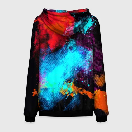 Мужская толстовка 3D Потертости