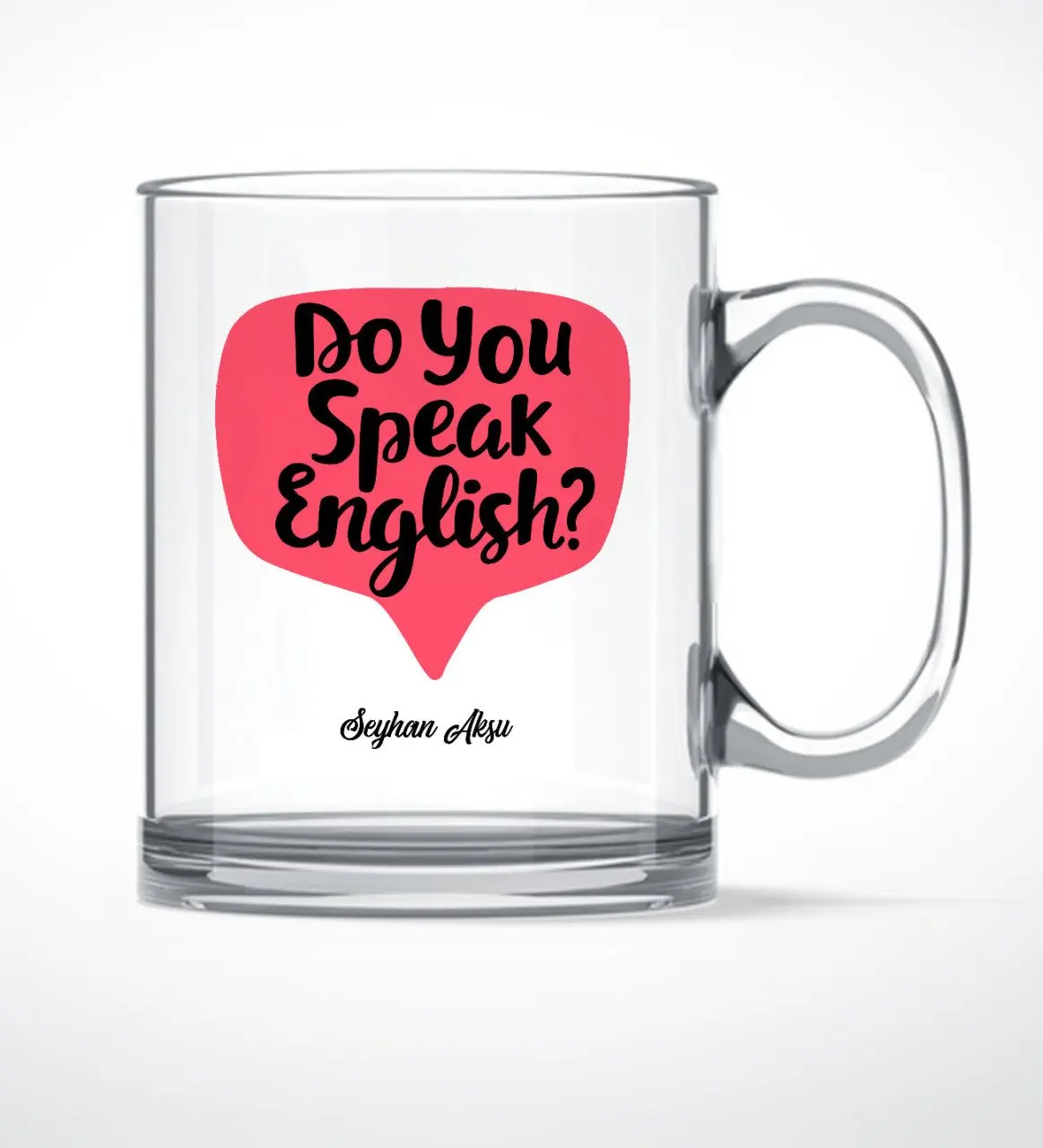 

Personalized English Teacher Glass Mug Cup-5