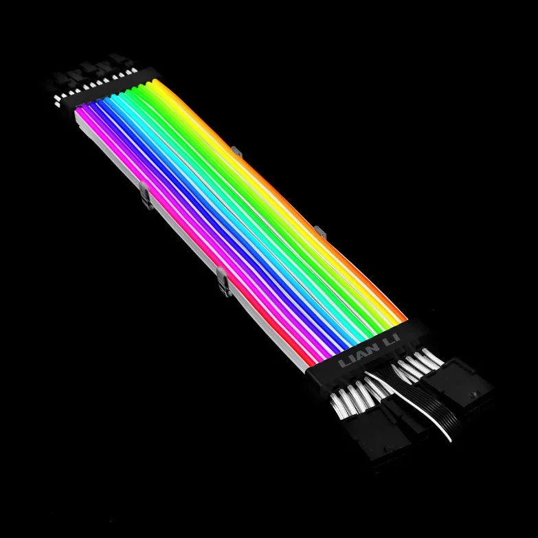 Lian-Li STRIMER PLUS TRIPLE 8 PIN Addressable RGB Power Extension Cable White Braided Version | Компьютеры и офис