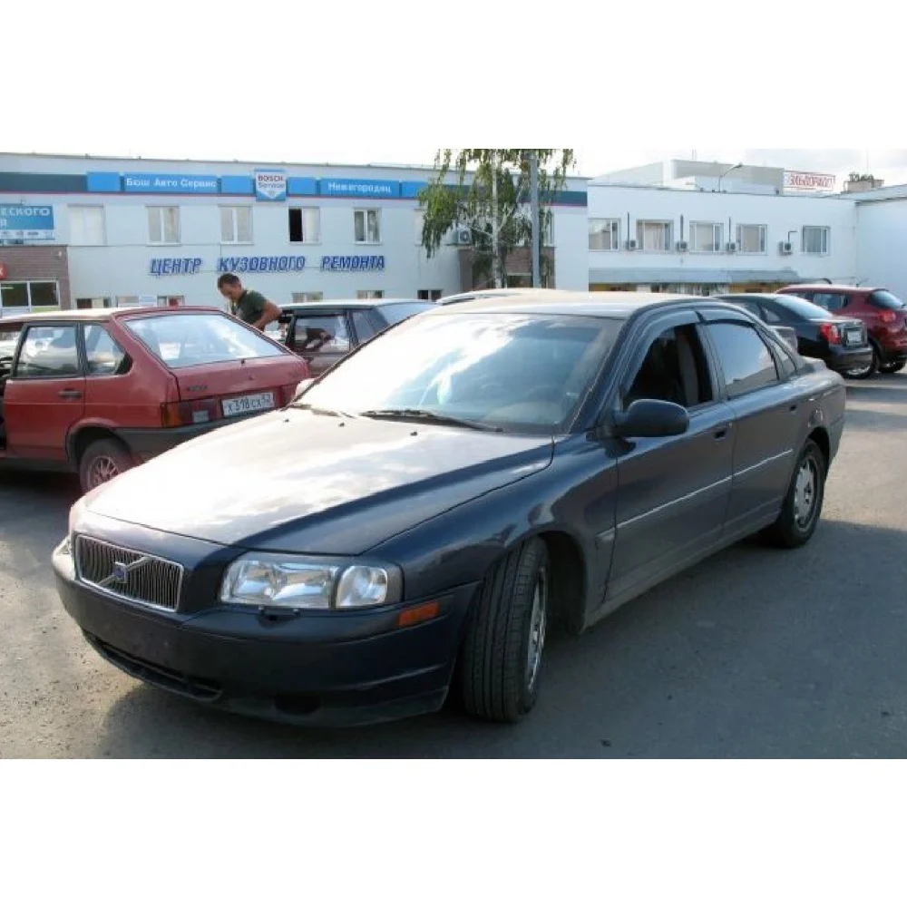 Дефлекторы окон Cobra Tuning V10798 на авто Volvo S80 1 I Sd Sedan 1998-2005 4 шт./комп. ветровики от дождя