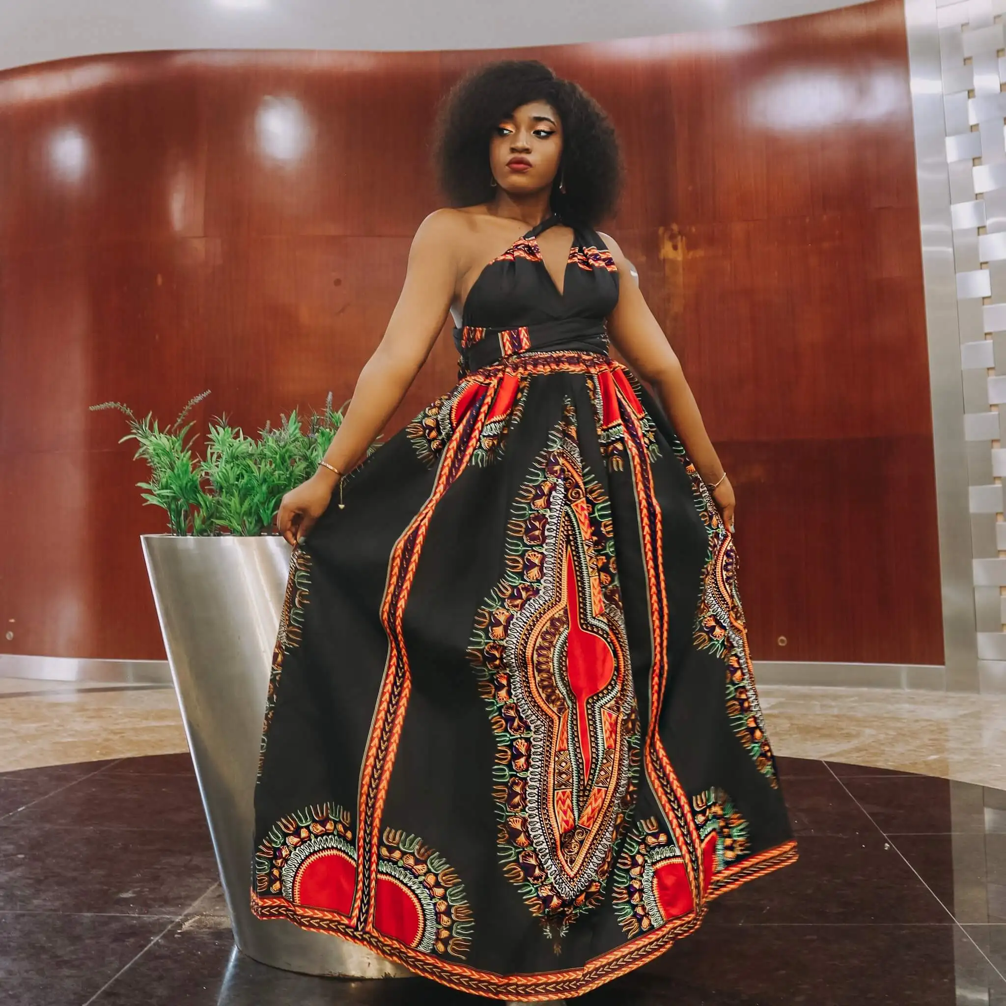 Африканские платья для женщин традиционное платье Дашики Африканское модное