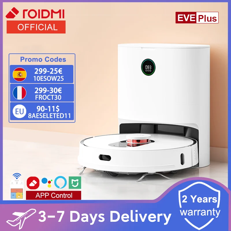 PUMPKIN700（7000р-700р）ROIDMI EVE Plus умная Уборка Пыли управление через приложение | Бытовая
