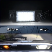 for ford focus c max 1 2003 ford focus mk2 2003 2008 2x 18 leds car number license plate light lamps oem part no4052331