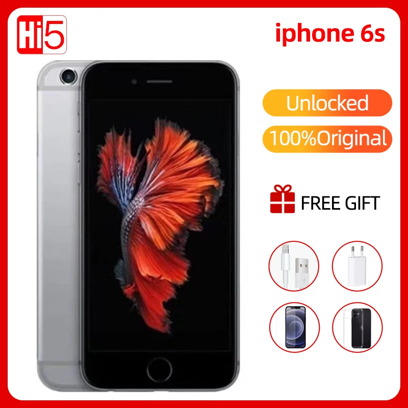 

Original Apple iPhone 6s 4.7" iOS Dual Core 2GB RAM 16GB 64GB 128GB ROM 12.0MP Camera 4G LTE Mobile Unlocked version Phone