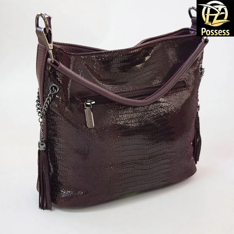 Женская сумка натуральная кожа с лазерной обработкой M63 POSSESS BRAND |