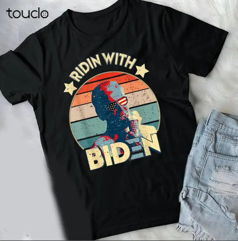 

Ridin' With Biden Eat Cream Funny Vote For President 2020 Gift Vintage T-Shirt