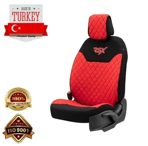 Car Seat cushion Sport Series RSXL104 red fabric universal design