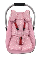 jaju baby handmade pink stars design luxury orthopedic car seat cushion stroller cushion accessory newborn 0 12 months use
