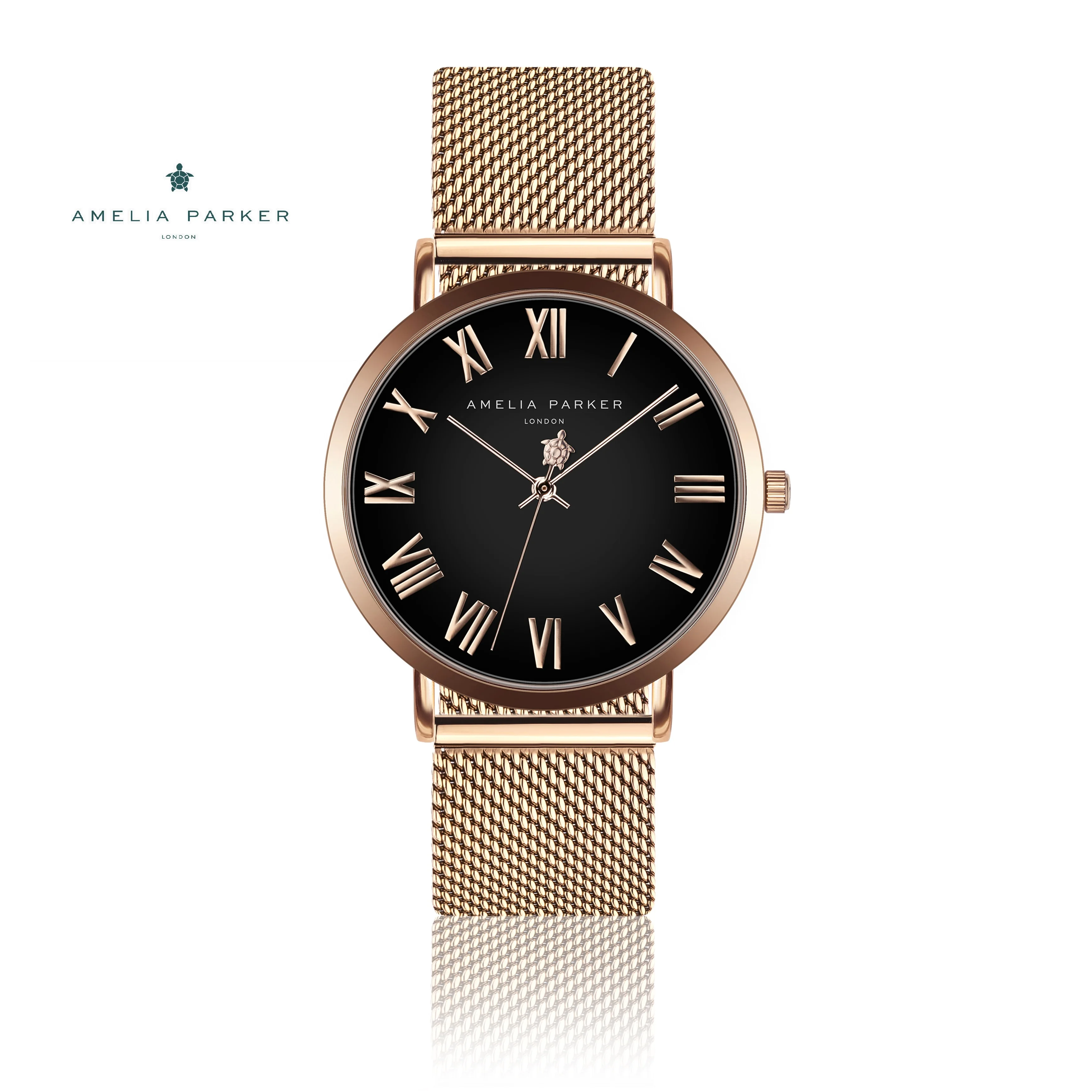 Amelia Parker часы наручные женские кварцевые Японский механизм цвет золото из