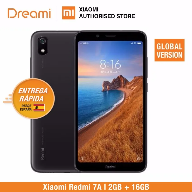 Глобальная версия Xiaomi Redmi 7A 16 ГБ rom 2 ram (абсолютно новая/запечатанная) 7a gb телефон