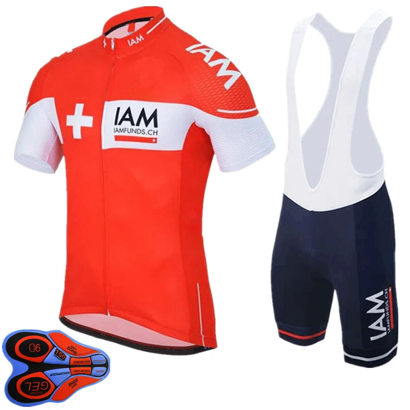 

Classic Quick Dry Men's Short Sleeve Cycling Jersey Breathable Shirts and Bib Shorts Sets 3 Colors