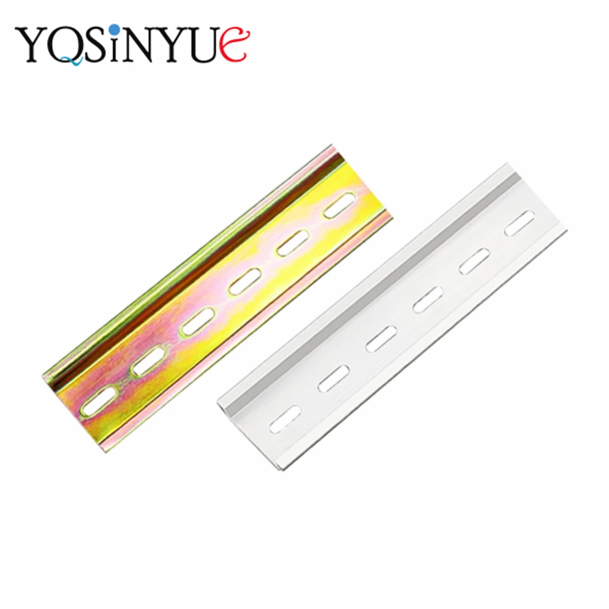 Универсальный тип 35 мм, плоская DIN-рейка длиной 10 см, 20 см, 30 см, толщина 1 мм для блоков клемм автоматического выключателя C45 и контактора переменного тока