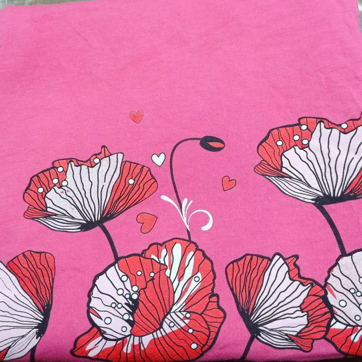 Летний костюм с милым принтом Повседневная домашняя одежда для женщин Хлопковая