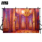 Виниловый фон для детской фотосъемки с изображением замка, красавицы и чудовища, G076