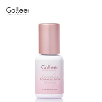 gollee pink glue for eyelash extension 5ml individual adhesive 1s easy fans eyelash glue dropshipping wholesale price