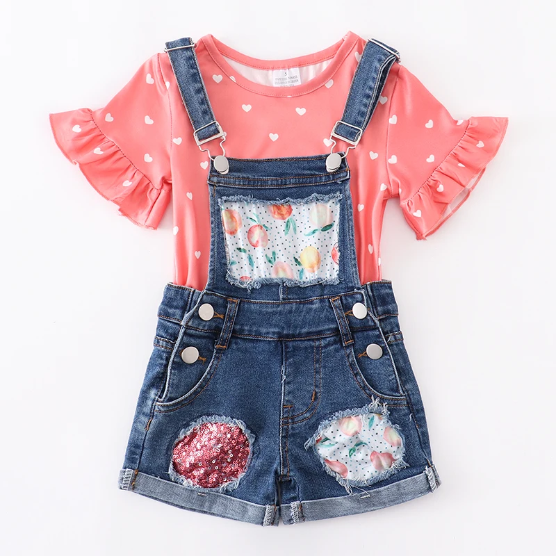 Детские летние джинсовые шорты для девочек |