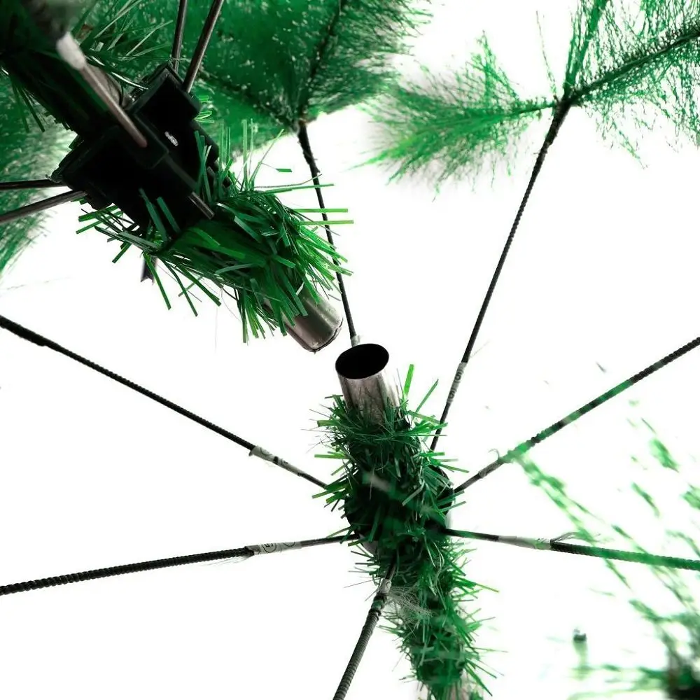 Елка искусственная Сосна пушистая с инеем и шишками сборная. Разные размеры | Дом