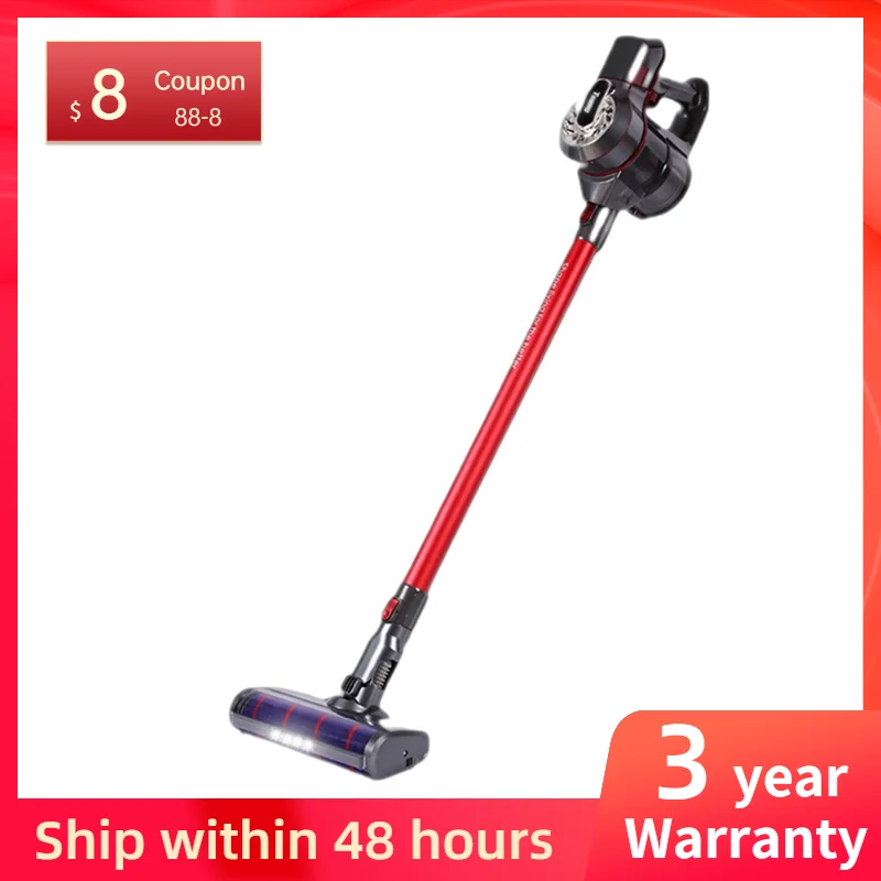 

Мощный беспроводной пылесос для дома и автомобиля, 23 кПа, светодиодная подсветка, съемный аккумулятор, 40 минут работы, Электрический Очисти...