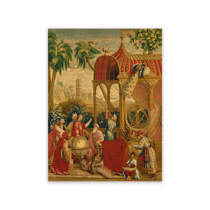 

Художественный постер в стиле шинуазри