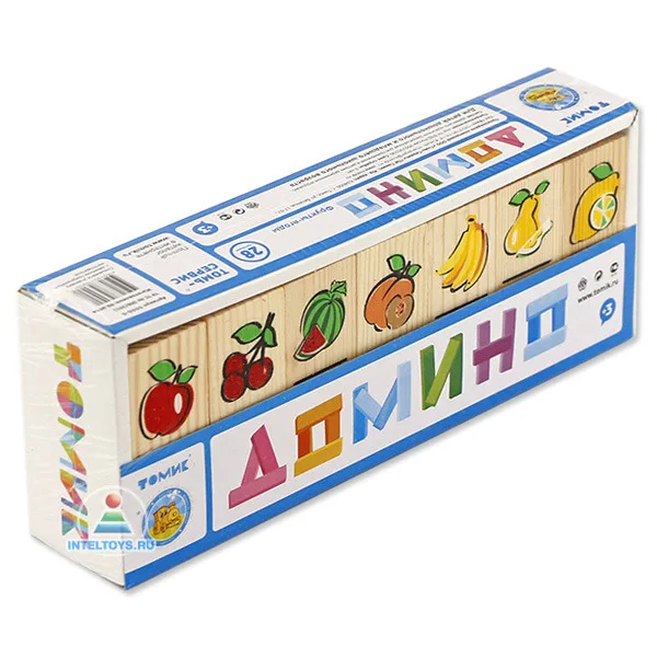 Домино Фрукты-ягоды | Игрушки и хобби
