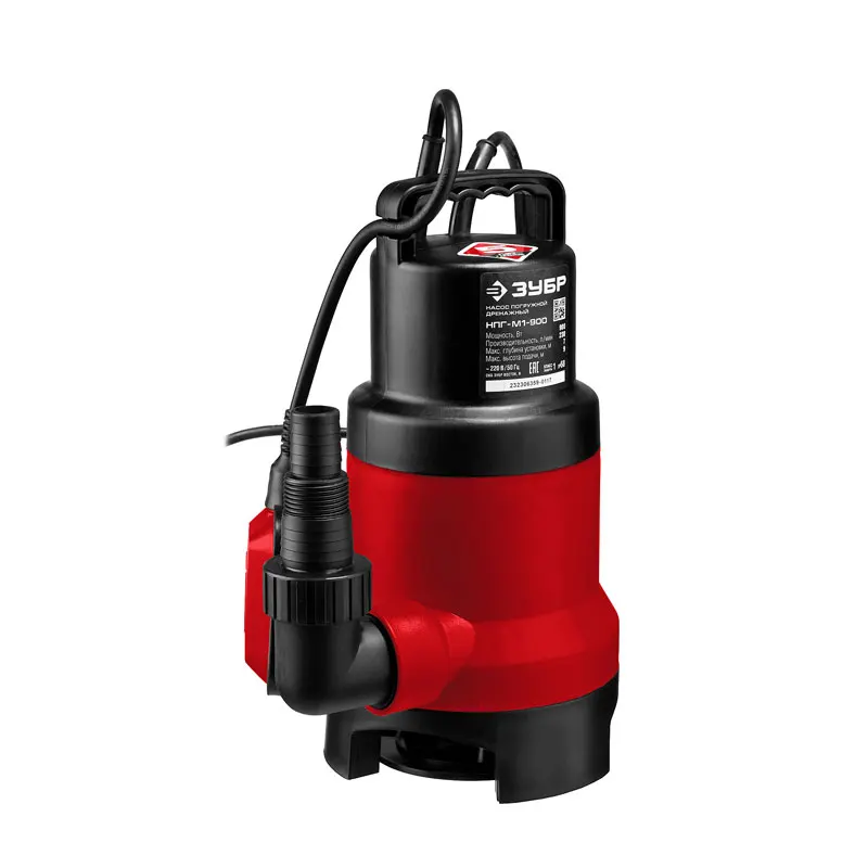 Дренажный насос для грязной воды ЗУБР (НПГ-М1-900) | Обустройство дома