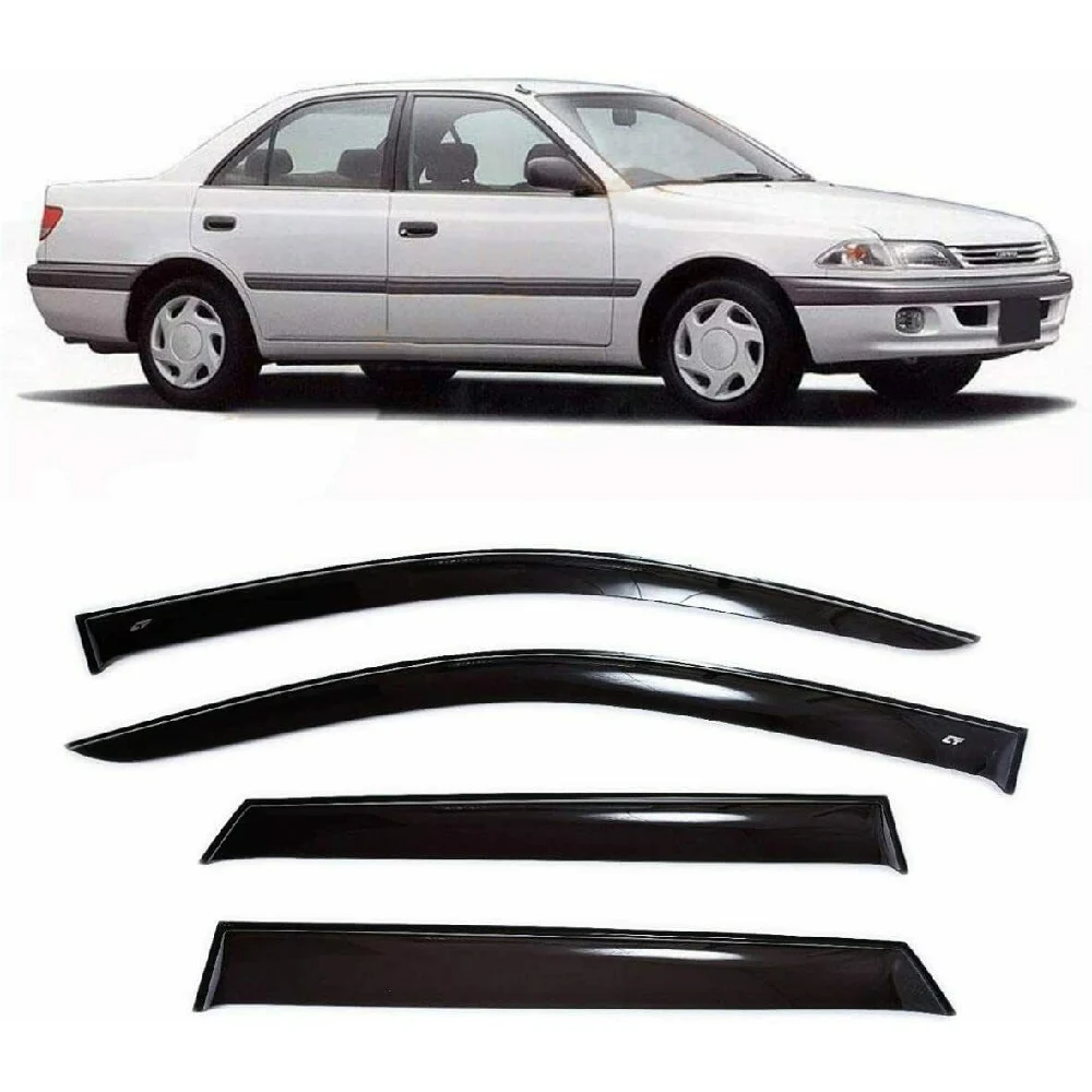 Дефлекторы окон Cobra Tuning T25196 на авто Toyota Carina (T210) VII Sd 1996 2001 4 шт./комп. ветровики от
