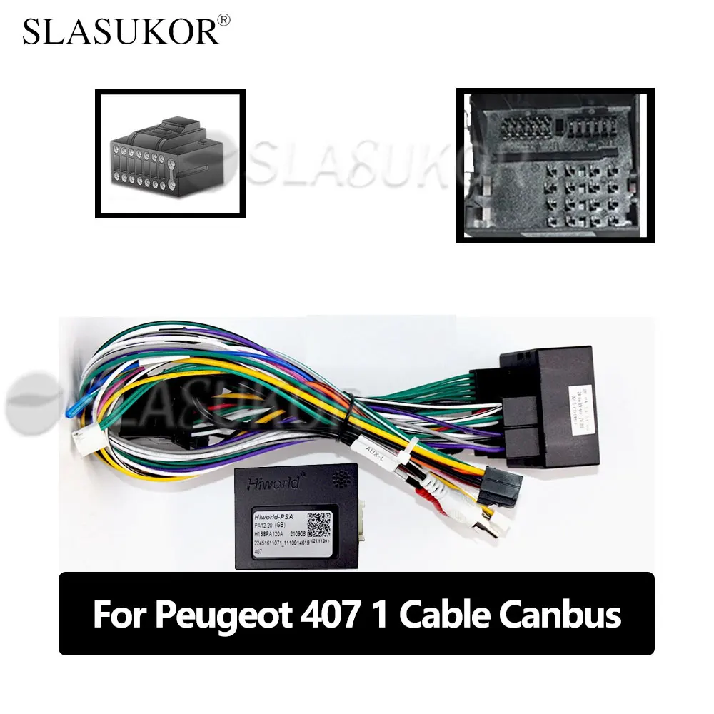 9-дюймовая панель для Peugeot 407 1 2004 2005 2006 -2011 комплект монтажа стереопанели из