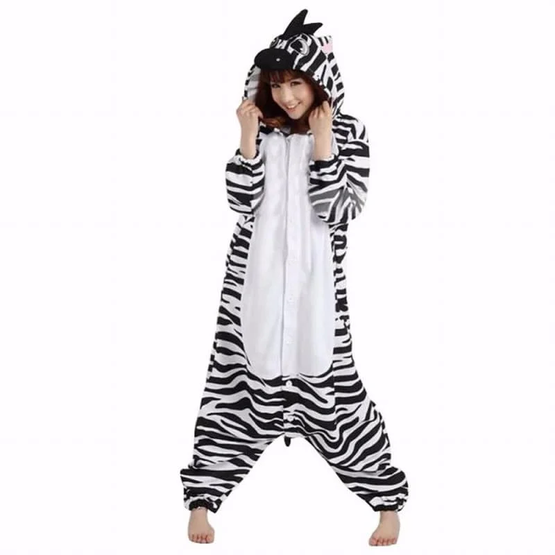 Kigurumi zebra horse giraffe kegurumi cosplay Pikachu Stich Tiger | Cosplay Costumes