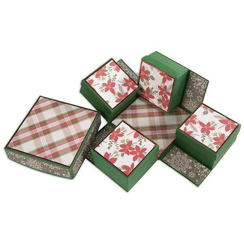 3D средняя взрывающаяся Подарочная коробка набор штампов металлические штампы