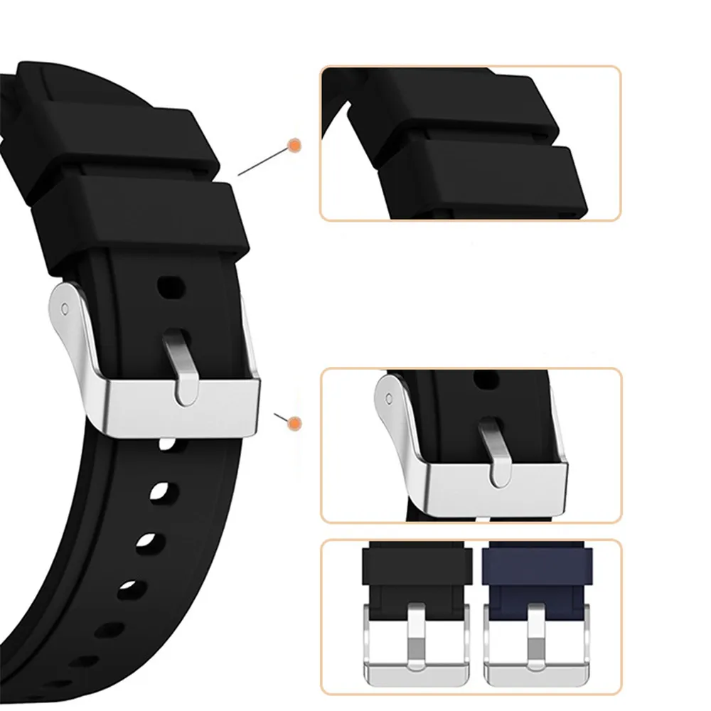 Ремешок силиконовый для Samsung Galaxy Watch 4 44 мм 40 быстросъемный браслет Classic 46 42 20 |