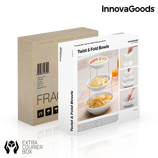 InnovaGoods Twist & Fold миски|Блюдца и тарелки| |