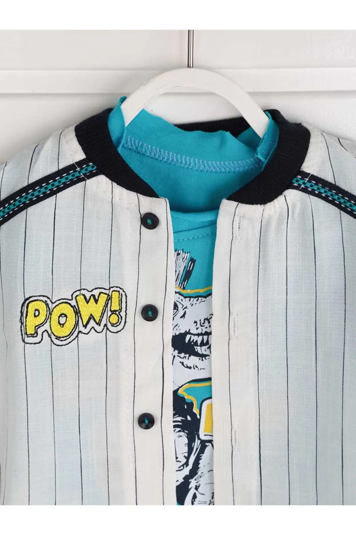 Синий летний комплект из 3 предметов для мальчиков| |