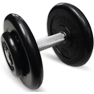 Гантель MB Barbell профессиональная &quotПрофи&quot черная 13.5 кг|Тяжелая атлетика| |