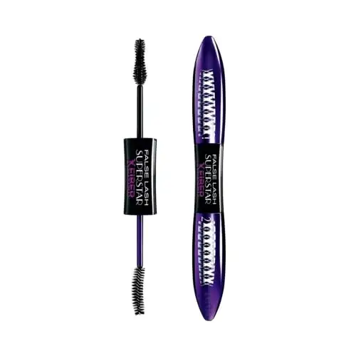 Двухсторонняя Черная тушь для ресниц Loreal Paris False Lash X Fiber 348671875|Средства роста