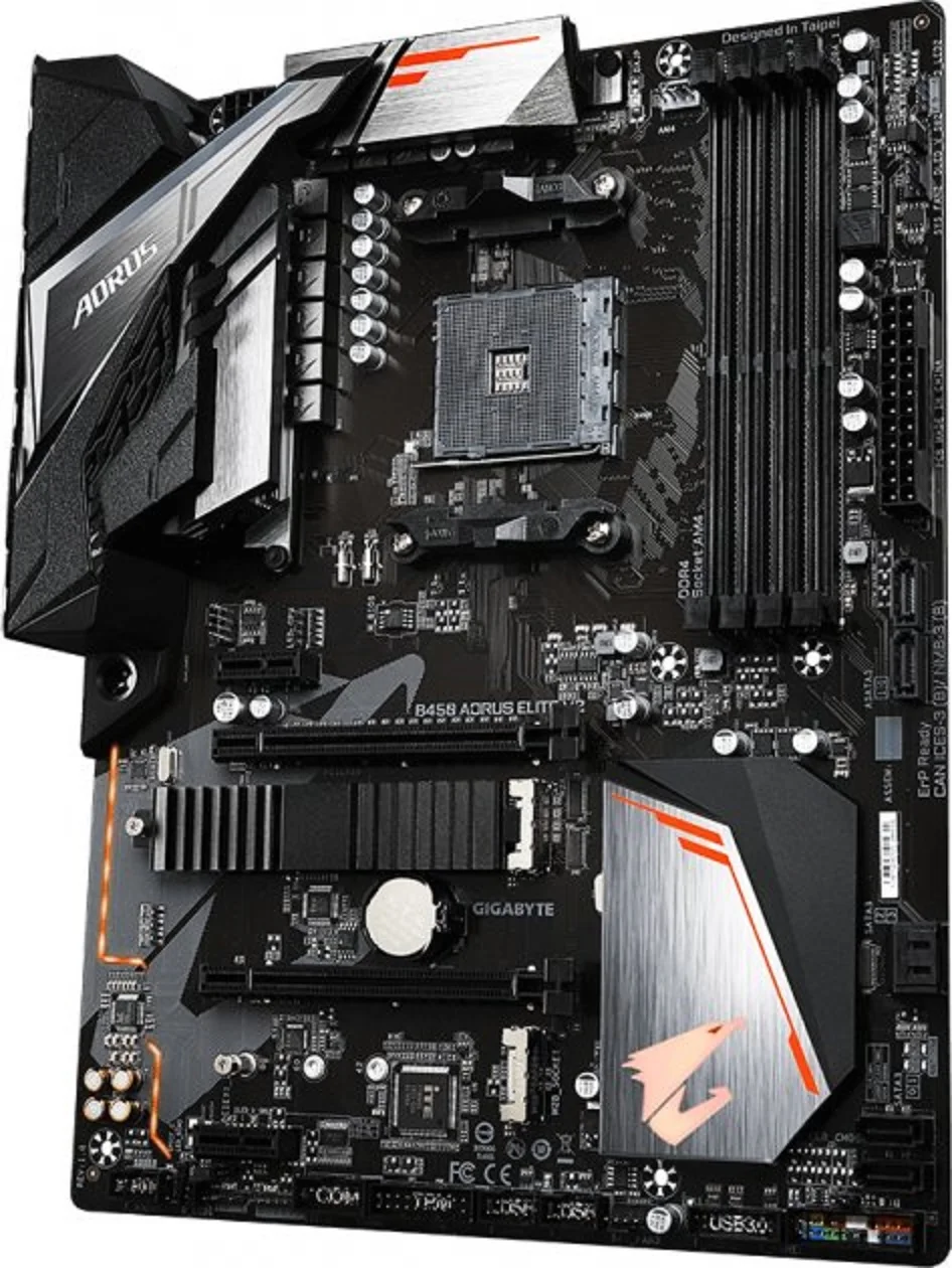 Материнская плата Gigabyte B450 Aorus Elite V2 (sAM4 AMD PCI-Ex16) | Компьютеры и офис