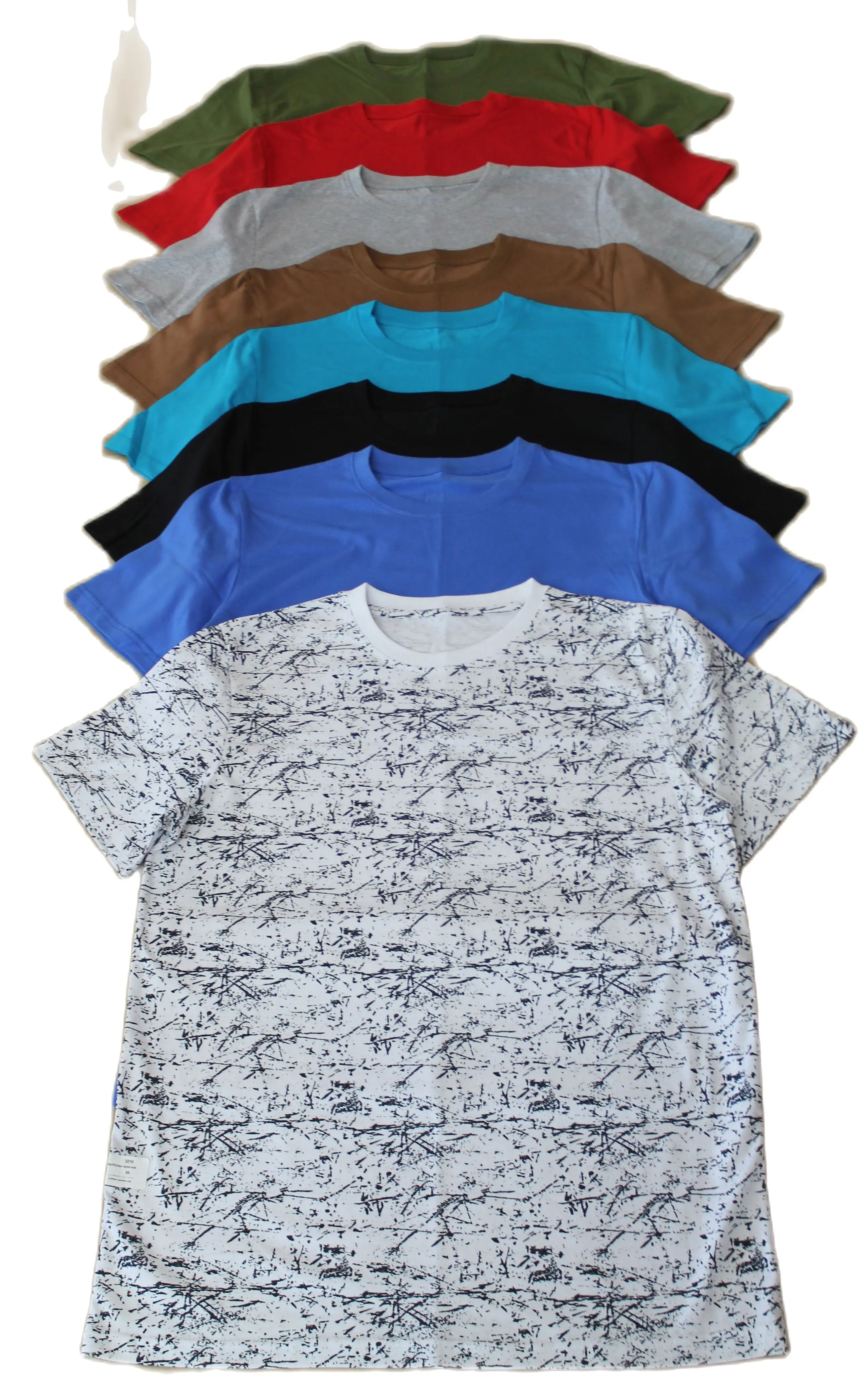 Футболка мужская ткань100% хлопок однотонная Российский произв-ль