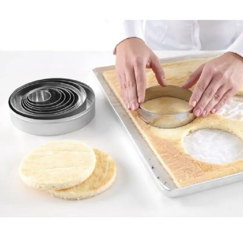 Высечка кондитерская HENDI набор из 8 штук овальная зубчатый край 673737 |