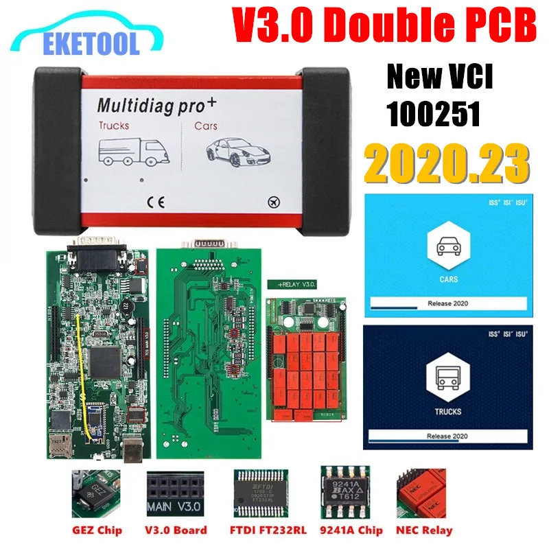 Реле Multidiag Pro 2017 3 NEC 50 шт. реле Bluetooth 9241A Real V3.0 двойная зеленая печатная плата для