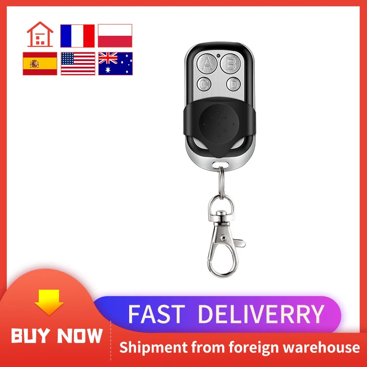 

HFY408G Cloning Duplicator Key Fob A Distance Remote Control 433MHZ Clone Fixed Learning Code For Gate Garage Door 2020 New