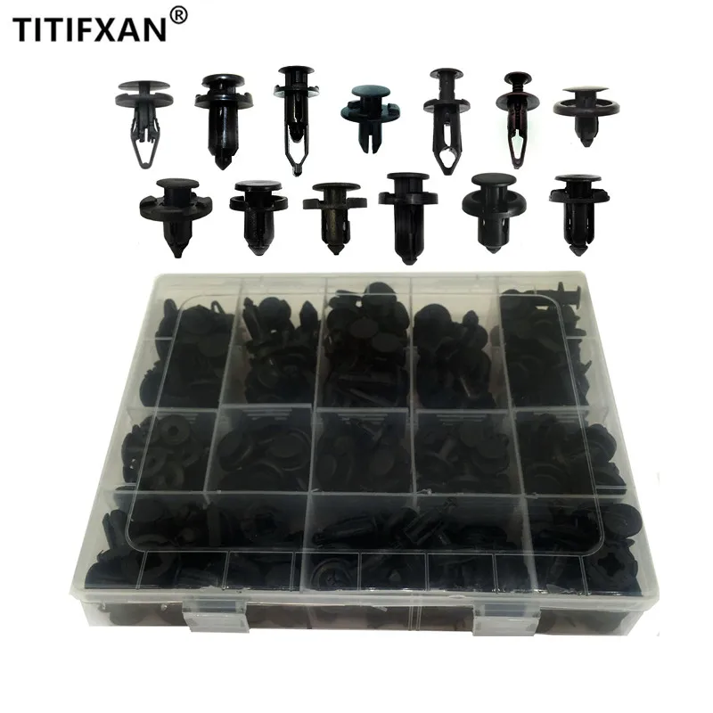 

5mm 6mm 7mm 8mm 9mm 10mm 12mm Fasteners Clips With Box For Lada 1922,2107,1200-1600,112,111,110,1200-1500 Car Rivet Repair Clamp