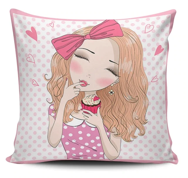 

Pillow decorate World Fashion Girl Digital Printed Pillow decorate Case 386650988